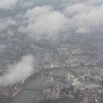 Vue sur Londres depuis l'avion