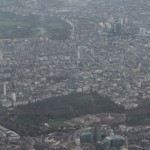 Vue sur Londres depuis l'avion