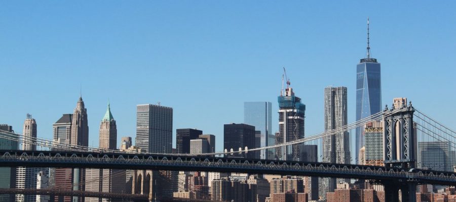 Skyline et ponts de Booklyn/Manhattan